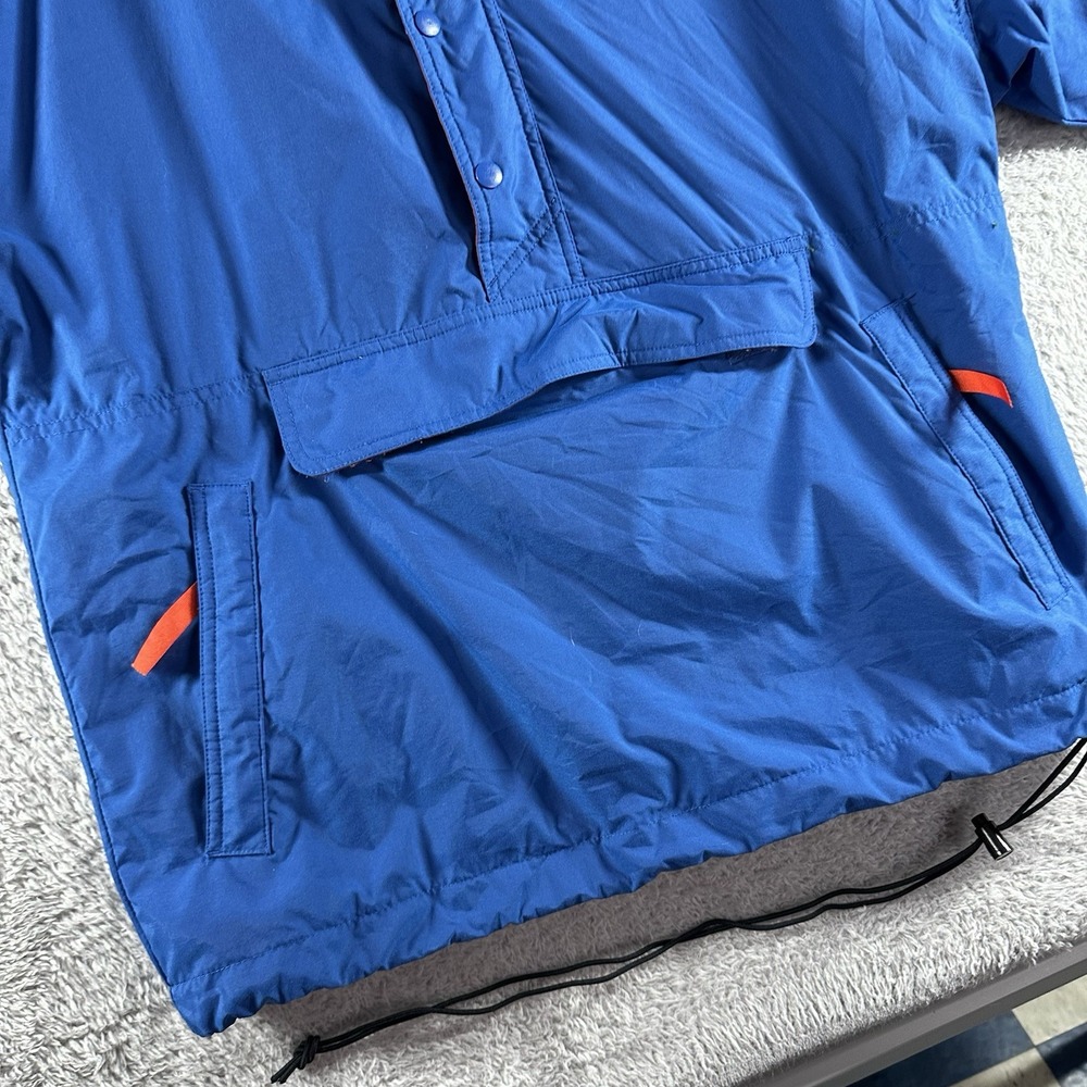 VINTAGE Gap Windbreaker Jacket Mens Small Blue Pull Over Hooded Rain Colorblock - Picture 7 of 12